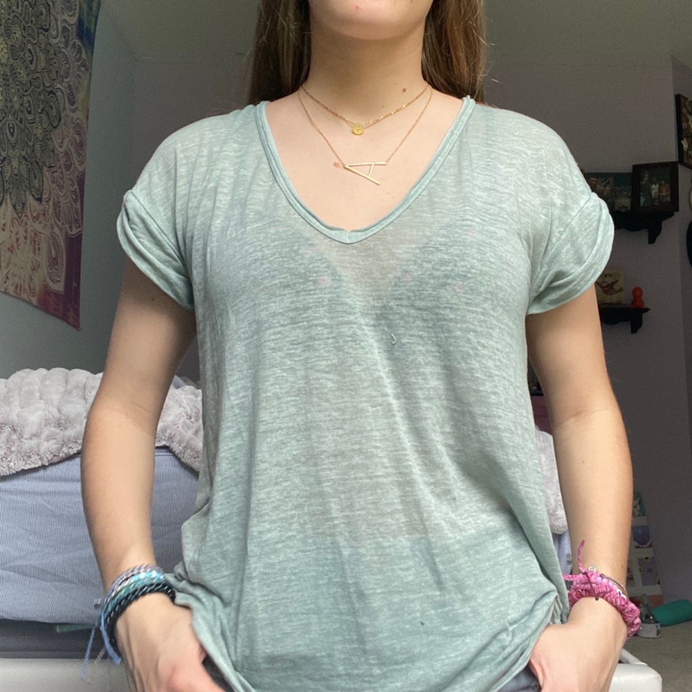 Light green Forever 21 tshirt
